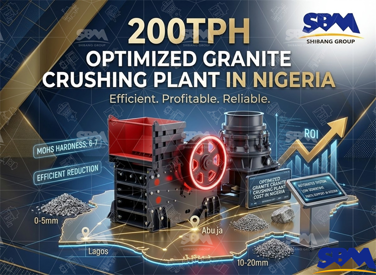 200TPH Granite Crushing Plant Cost in Nigeria