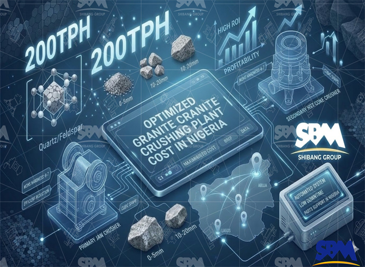 200TPH Granite Crushing Plant Cost in Nigeria