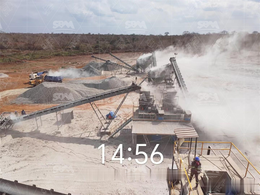 How many tons per hour of rock crusher ?