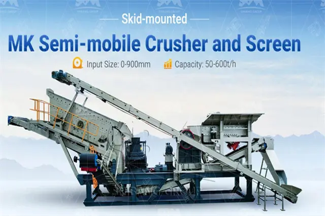 MK Semi-mobile Crusher and Screen