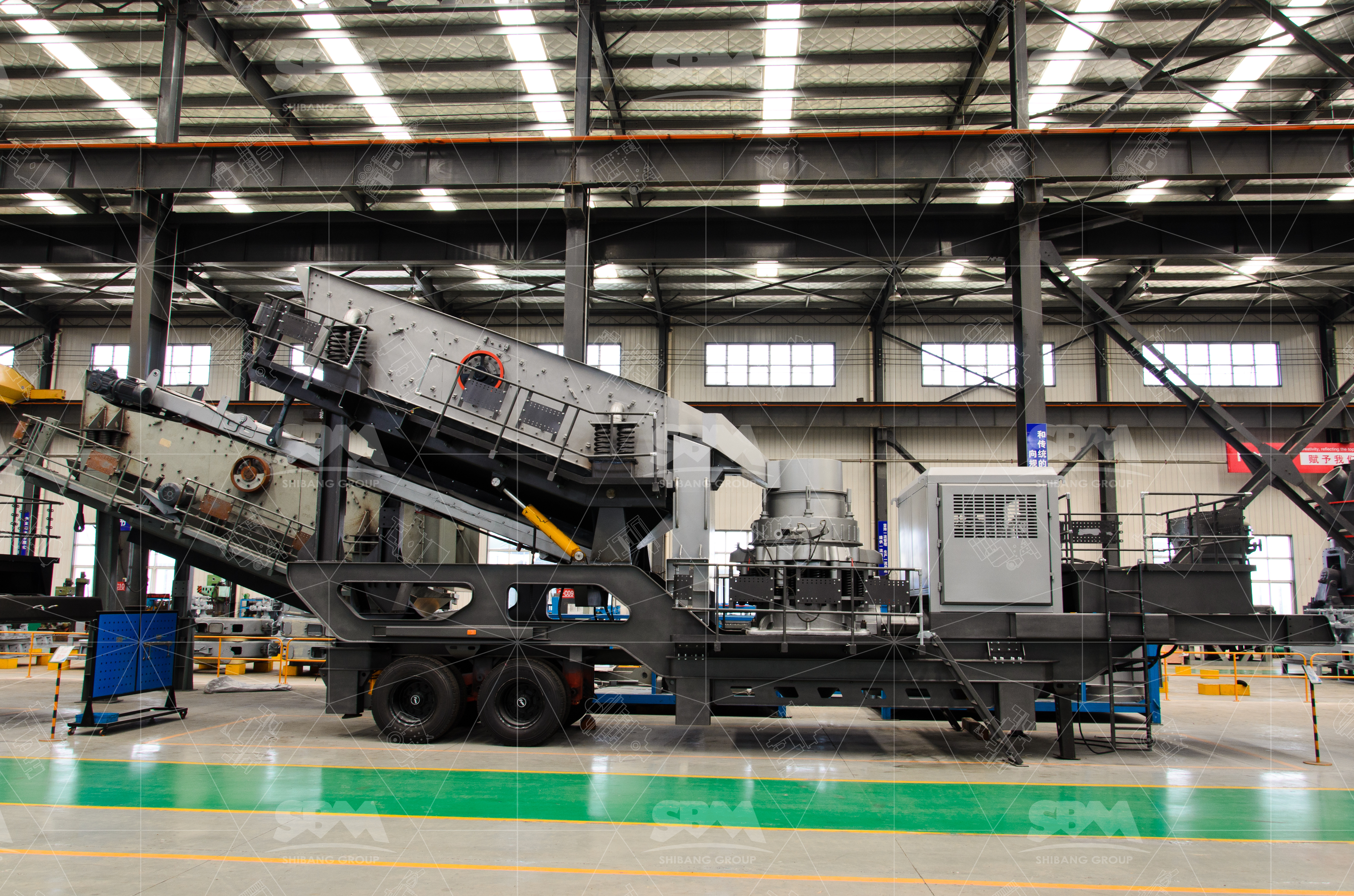 What are the common types of crushers used in gold mining?