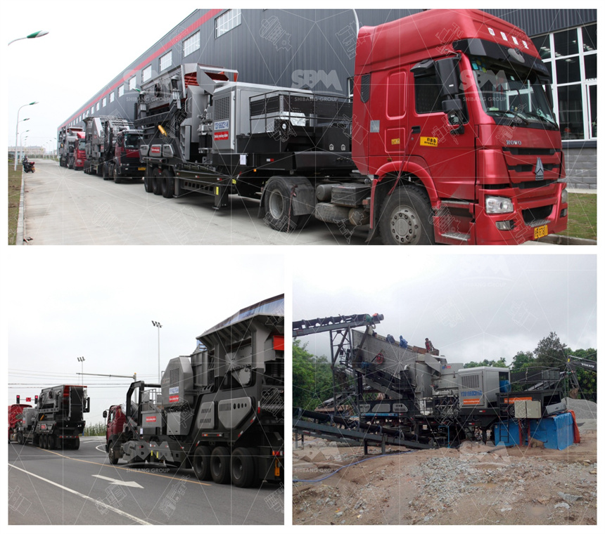 crusher plant for building material production