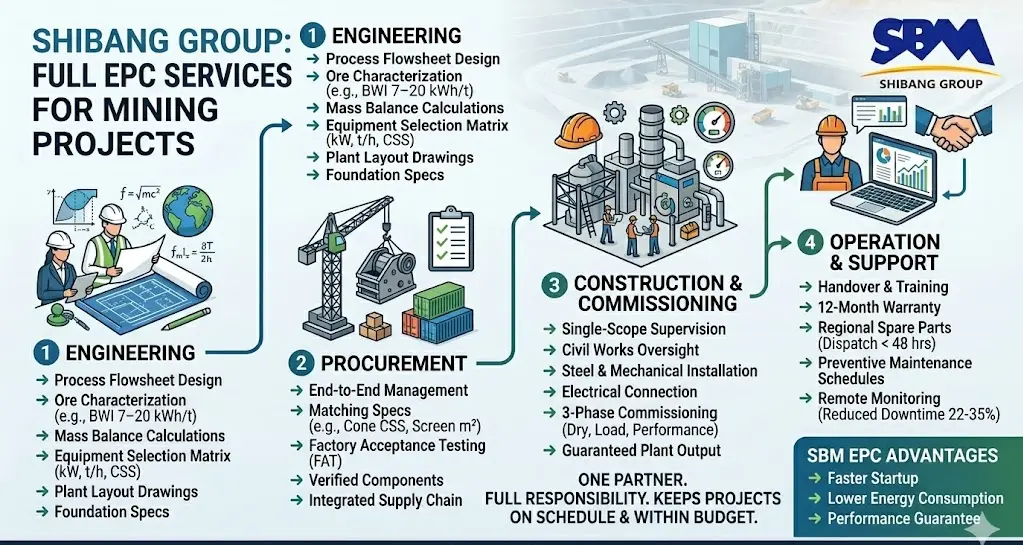 How SBM Provides Full EPC Services for Mining Projects